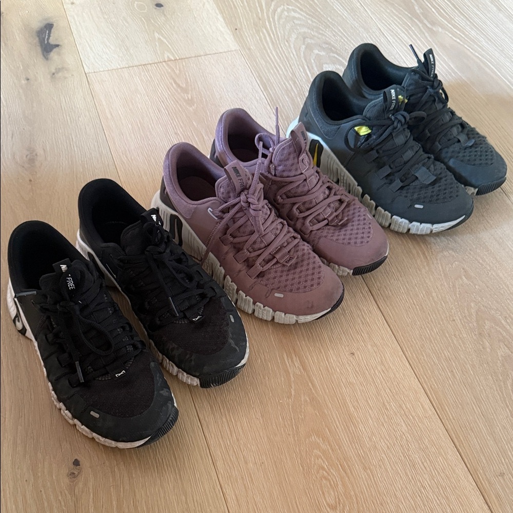 NIKE METCON training shoe bundle. women's 8.5 or men's 7